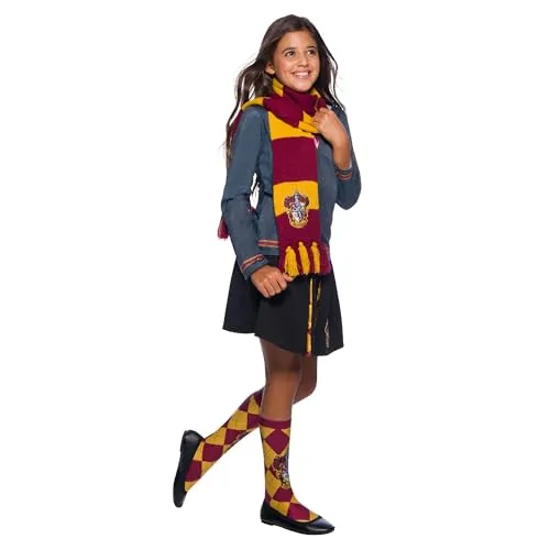Rubie's Official Harry Potter Gryffindor Deluxe-Schal, Kostümzubehör für Kinder und Erwachsene, Einheitsgröße, Alter ab 6 Jahren Halloween