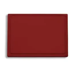 Dick Schneidbrett mit Saftrille, 26,5 x 32,5 cm - rotbraun - Schneidebretter aus robustem Kunststoff, beidseitig verwendbar und ideal für die Einhaltung von HACCP-Richtlinien. Perfekt für Profiküchen und Hobbyköche.