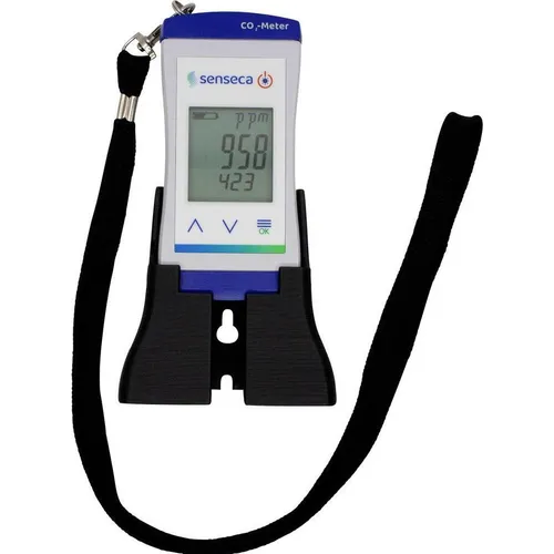 Senseca Kohlendioxid-Messgerät 0 - 10000 ppm - Gasmessgeräte für präzise CO2-Überwachung, kompakt mit Alarmfunktion, ideal für Gewächshäuser, Luftqualitätskontrolle und Forschung.