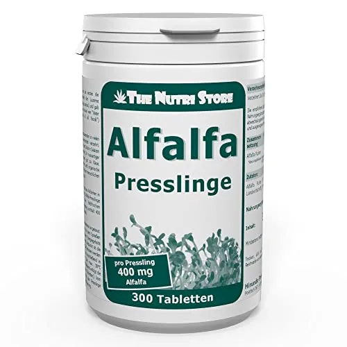 The Nutri Store Alfalfa 400 mg vegane Presslinge 300 Stk.