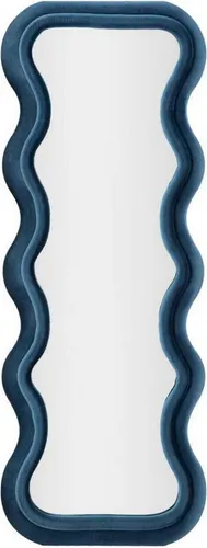 Dmora Spiegel Virago 60x160h cm blau Strukturstoff in blau von Dmora