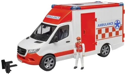MB Sprinter Ambulanz mit Fahrer von BRUDER