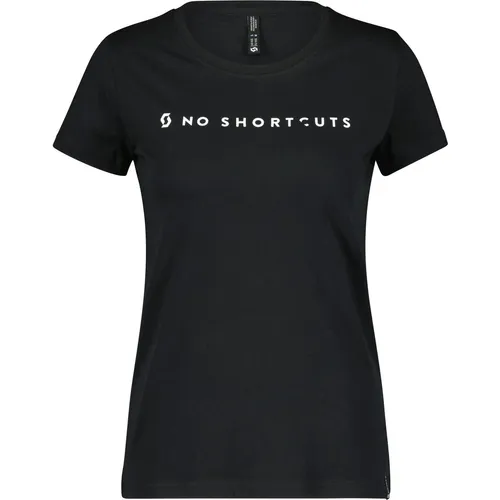 Scott Tee W's No Shortcuts SS black (0001) XS von Scott