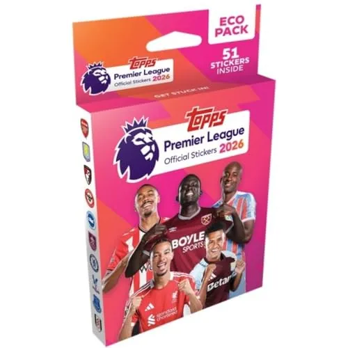 Topps Premier League 2026 Sticker Collection – Eco Pack von Topps