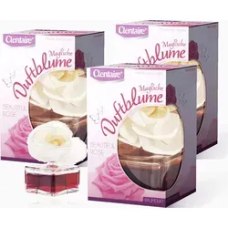 CLENTAIRE Raumduft Beautiful Rose - 15 x 75ml - Düfte & Aromen: Handgefertigter Raumduft in Beautiful Rose, ideal für Aromatherapie und schafft eine luxuriöse Hotelatmosphäre in Ihrem Zuhause.