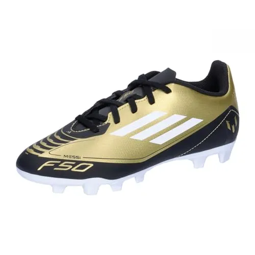 adidas F50 Club Messi Fußballschuhe 44 EU - Fußballschuhe mit regulärer Passform und flexibler Sohle, ideal für schnellen Spielstil und Komfort auf dem Platz.
