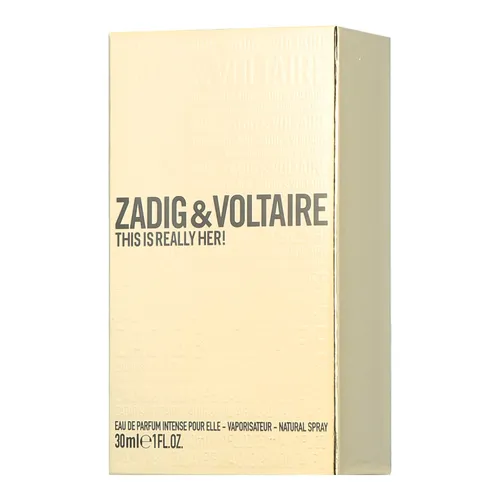 ZADIG&VOLTAIRE This is Really Her! Eau de Parfum Intense Spray 30 ml - Eau de Parfum Spray mit gewagter Duftkomposition, edlem metallic-farbenem Flakon und perfekter Symbiose aus Eleganz und Rebellion für ein unvergessliches Dufterlebnis.