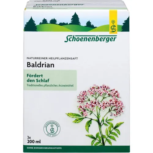 BALDRIAN HEILPFLANZENSÄFTE Schoenenberger 600 ml