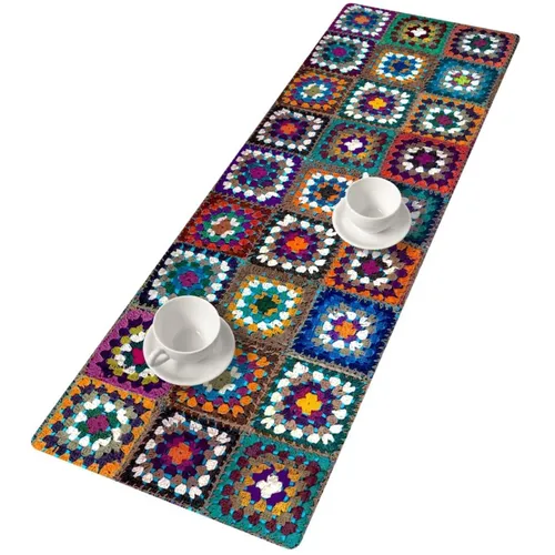 Tischläufer Filz 115x40 cm Frania - Mehrfarbig - Tischläufer aus hochwertigem Pressfilz in rechteckiger Form, ideal für stilvolle Tischdekorationen und vielseitig einsetzbar.