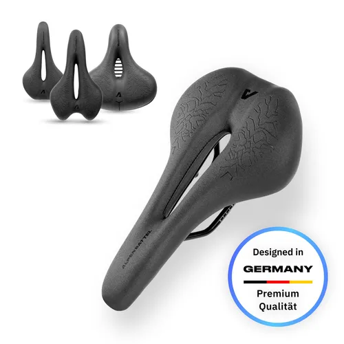 Produktbild Alpensattel 3.0 Race+ – Ergonomischer Rennrad & Gravel Sattel mit Memory Foam