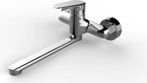 Design Spültischarmatur für Wandmontage Chrom