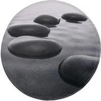 Sanilo Badteppich Rund Black Stones Ø 80 cm von Sanilo