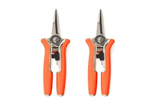 HAC24 Gartenschere Pflanzenschere Blumen Pflanzen Schere Trimmerschere Rosenschere, (2-tlg), Feinschnitt Edelstahl 16 cm