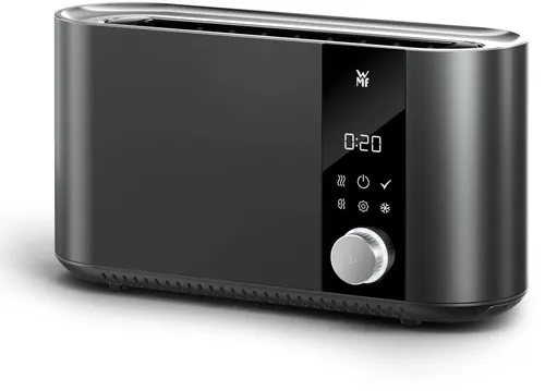WMF Master Langschlitz-Toaster - Grau, 980 Watt - Langschlitz-Toaster mit 2-Scheiben-Funktion, leistungsstark mit 980 Watt und 2 Jahren Herstellergarantie, ideal für perfektes Toasten.