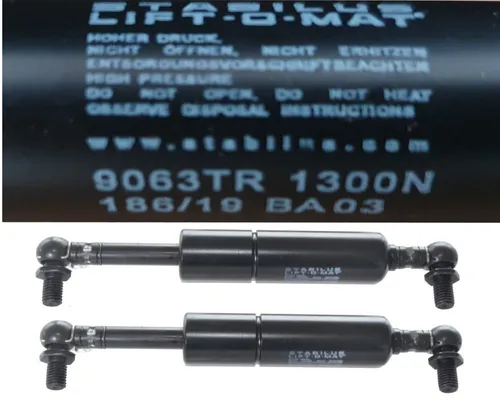 Stabilus Lift-O-Mat 9063TR 1300N Gasfeder - Karosserie & Fahrwerk, hochwertige Gasfeder für präzise und leichte Hebeoperationen, ideal für Jupiter XL, 2 Stück im Set