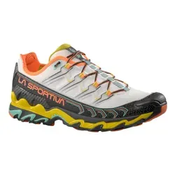 La Sportiva Ultra Raptor II Chalk/Black (44,5) - Technischer Trailschuh - Wanderschuhe, leichter und atmungsaktiver Fast-Hiking Schuh, perfekt für rasante Tagestouren mit optimaler Dämpfung und exzellenter Fußkontrolle.
