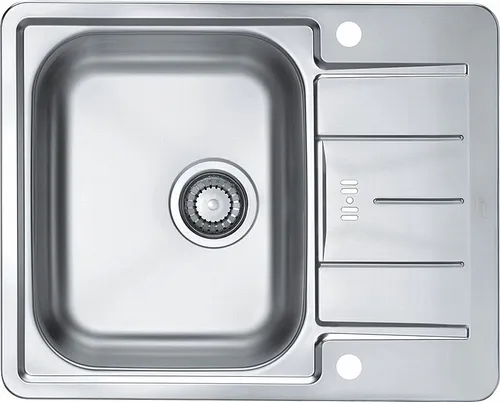 Alveus Line Maxim 60 Spülbecken flächenbündig - Edelstahl - Elegante flächenbündige Edelstahl-Spüle mit variablen Nutzungsmöglichkeiten und umfangreichem Zubehör, ideal für moderne Küchen.