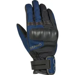 Bering Profil Motorrad Handschuhe, schwarz-blau, Größe M - Robuste Motorradhandschuhe mit Knöchelschutz und verstärkter Handfläche. Ideal für sicheres Fahren und optimalen Grip. Perfekt für anspruchsvolle Motorradfahrer.