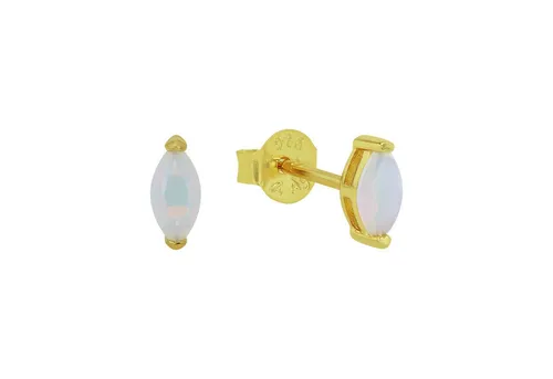 Amor Paar Ohrstecker, mit Opal von Amor
