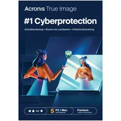 Acronis Cyber Protect Premium Subscription 5 Geräte, 1TB, 1 Jahr