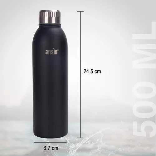 Audi Isolierbecher 500 ml – Original Audi Trinkbecher - Trinkflasche aus Edelstahl mit Snapclean®-Technologie, hält Getränke 18 Std. kühl und 9 Std. warm, ideal für Audi-Fans und unterwegs.