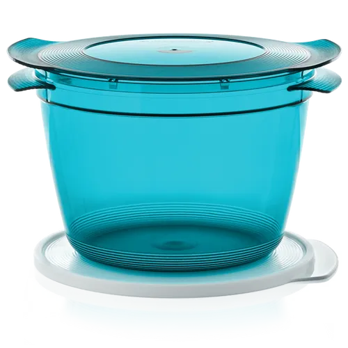 Tupperware Microccok 2,25 L - Praktischer Mikrowellenkochtopf mit 2,25 Litern für schnelles und einfaches Garen, ideal für die Zubereitung von gesunden Gerichten.