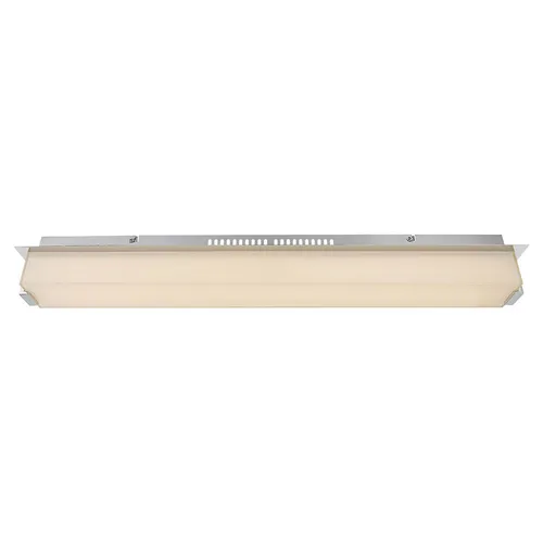 Globo Wandleuchte Flurlampe LED Chrom Glas satiniert - Moderne Wandleuchte für Wohnräume, 22,5W LED mit 1760lm warmweißem Licht, sorgt für ein schönes Lichtspiel und ist ideal für Treppenhäuser.