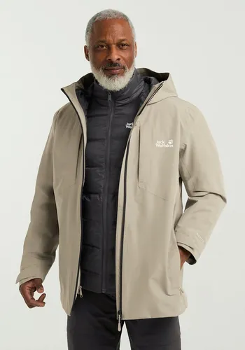 Jack Wolfskin Icecape 3IN1 Down Jacket M 2XL – Vielseitige Funktionsjacke für jedes Wetter - Funktionsjacken – Die ICECAPE 3IN1 DOWN JACKET bietet optimalen Schutz durch wasserdichte Materialien und hervorragende Wärmeisolierung mit RDS-zertifizierten Daunen. Ideal für Outdoor-Abenteuer!