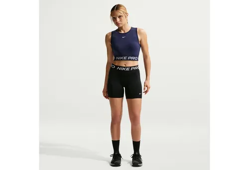 Nike Trainingstights W NP DF 365 MR 5IN SHORT USM - Atmungsaktive Sportshorts in Schwarz - Sportliche Trainingstights aus schnell trocknendem Material für optimalen Komfort und Bewegungsfreiheit. Ideal für dein Workout, mit elastischem Bund für perfekten Sitz.