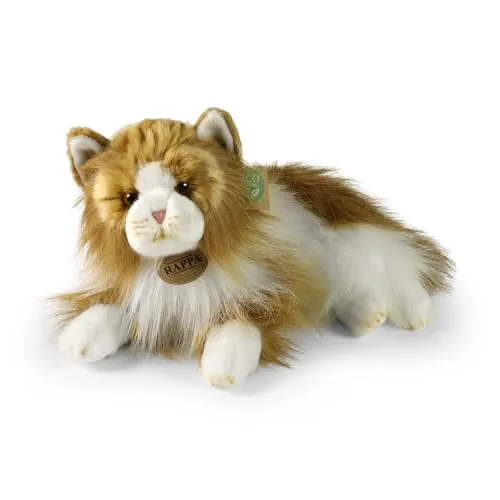 Teddys Rothenburg Plüsch Perserkatze 30 cm - Kuscheliges Stofftier in braun/weiß, ideal zum Spielen und Kuscheln. Mit geprüfter Qualität und maschinenwaschbar bis 30°C. Perfekter Begleiter für Groß und Klein!