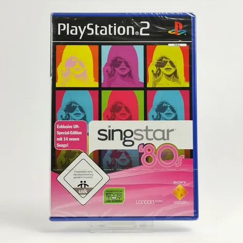 Sony Playstation 2 Spiel : Singstar 80s | PS2 OVP PAL - NEU NEW SEALED