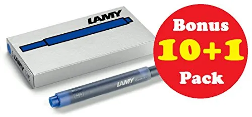 Lamy T10 Tintenpatronen, Blau 11 pack