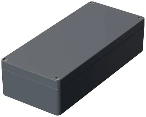 Bopla EUROMAS A 135 01135000 Industrie-Gehäuse - Universalgehäuse aus Aluminium in Silber-Grau, mit eingeschäumter Deckeldichtung für optimale Dichtigkeit und unverlierbaren Schrauben für einfache Montage.