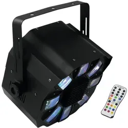 Eurolite LED FE-700 Flowereffekt - Licht & Bühne mit 8 Glaslinsen und Moonflower-Strahleneffekt, perfekt für beeindruckende Lichtshows und Events.