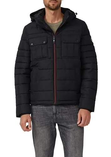 s.Oliver Pufferjacke mit abnehmbarer Kapuze - Funktionsjacke mit abnehmbarer Kapuze, ideal für kalte Tage und flexibel anpassbar für optimalen Tragekomfort.