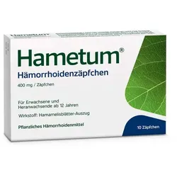 Hametum Hämorrhoiden Zäpfchen 10 ST