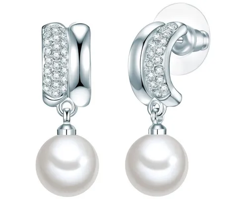 Lulu & Jane Creolen Set AV227 mit Glas von luluandjane
