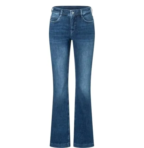 MAC Bootcut-Jeans BOOT im Five-Pocket Style - Stylische Bootcut-Jeans in chic indigo used, mit elastischem Denim für optimalen Tragekomfort. Ideal für lässige Outfits und vielseitig kombinierbar.