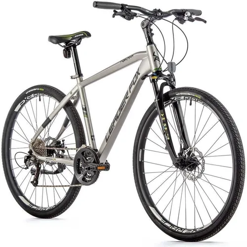 Zoll Crossrad Leader Fox Toscana MTB Bike Shimano 27 Gang Disc Silber Rh 48cm 28
