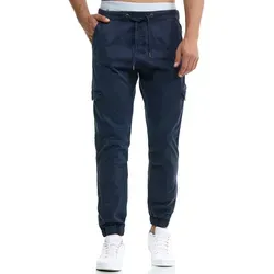 Indicode Cargohose INLevi - Wanderhosen mit seitlichen Cargotaschen und elastischen Bündchen, ideal für lässige Looks und bequemes Tragegefühl bei langen Unternehmungen.