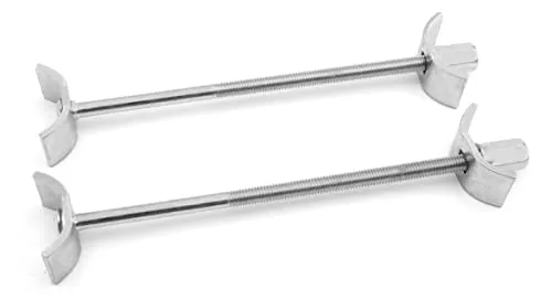 Design61 2er Set Arbeitsplattenverbinder Eckverbinder Möbelverbinder M6 x 150mm