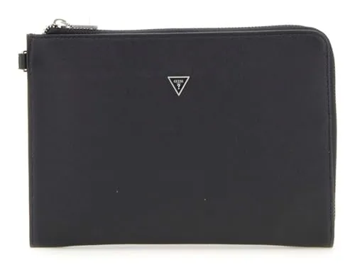 GUESS Milano Clutch M Schwarz in schwarz von GUESS