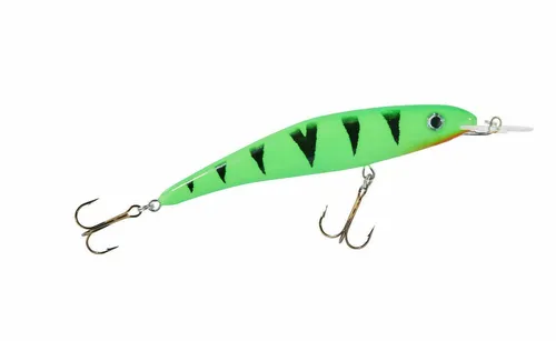 Balzer MK UV Booster Zander Wobbler Green Fire Tiger Medium Runner 11cm