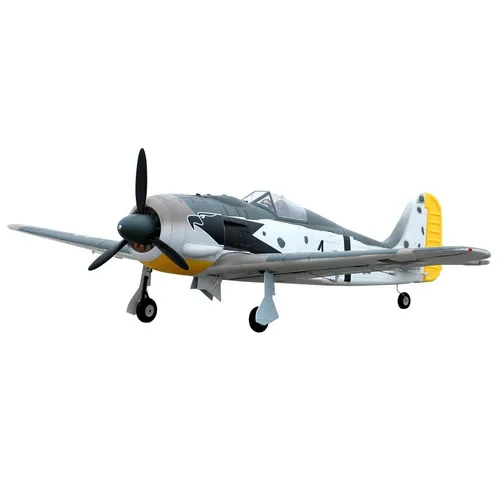 Modster MD10219 Focke Wulf FW190 PNP 1200mm Warbird - Flugzeugmodell mit Elektromotor, detailgetreu und perfekt für erfahrene Piloten, ab 14 Jahren geeignet.