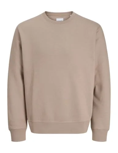 JACK & JONES Jjestar Basic Sweat Crew Neck Noos - Sweatshirt für Herren, locker geschnitten mit Rundhalsausschnitt, ideal für lässige Outfits und hohen Tragekomfort.