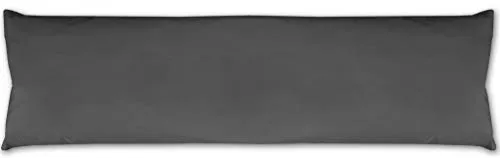 Bestlivings Seitenschläfer Kissenhülle Kissenfüllung Körperkissen, bequem und anschmiegsam in vielen erhältlich (ca. 40x140cm / anthrazit - dunkelgrau)