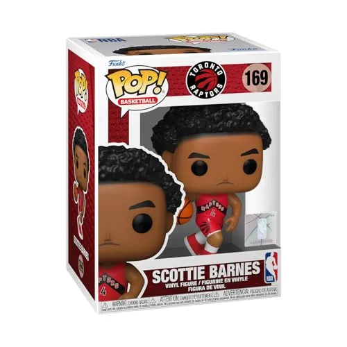 Funko POP! NBA: Raptors - Scottie Barnes - Vinyl-Sammelfigur - Geschenkidee - Offizielle Handelswaren - Spielzeug Für Kinder Und Erwachsene - Sports Fans - Modellfigur Für Sammler Und Display