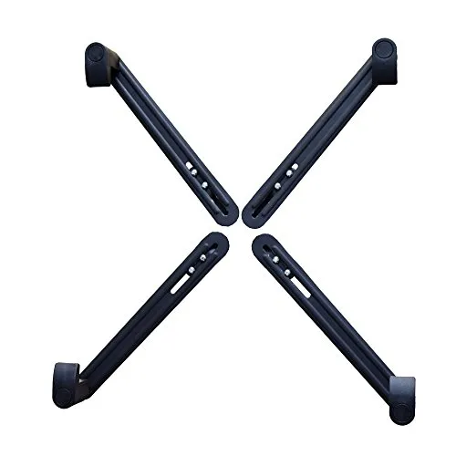 HFTEK Monitor-Halterung, VESA-kompatibel - Monitorzubehör mit flexibler VESA-Norm (75x75, 100x100 mm) für optimale Ergonomie und Platzersparnis im Home Office oder Büro.