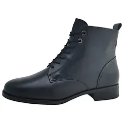 Tamaris Stiefelette schwarz 37 EU - Wanderschuhe in Größe 37 EU, aus hochwertigem Leder mit bequemem Textil-Innenmaterial und 2 cm Absatzhöhe – ideal für stilvolle Outdoor-Abenteuer.