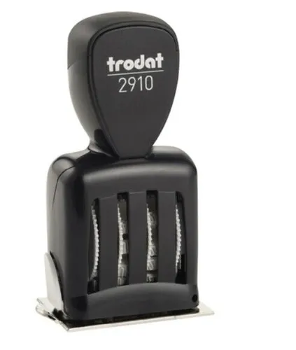 Datumstempel 2910/ L 'EINGEGANGEN', mit Textplatte trodat 73359 (0092399733591)